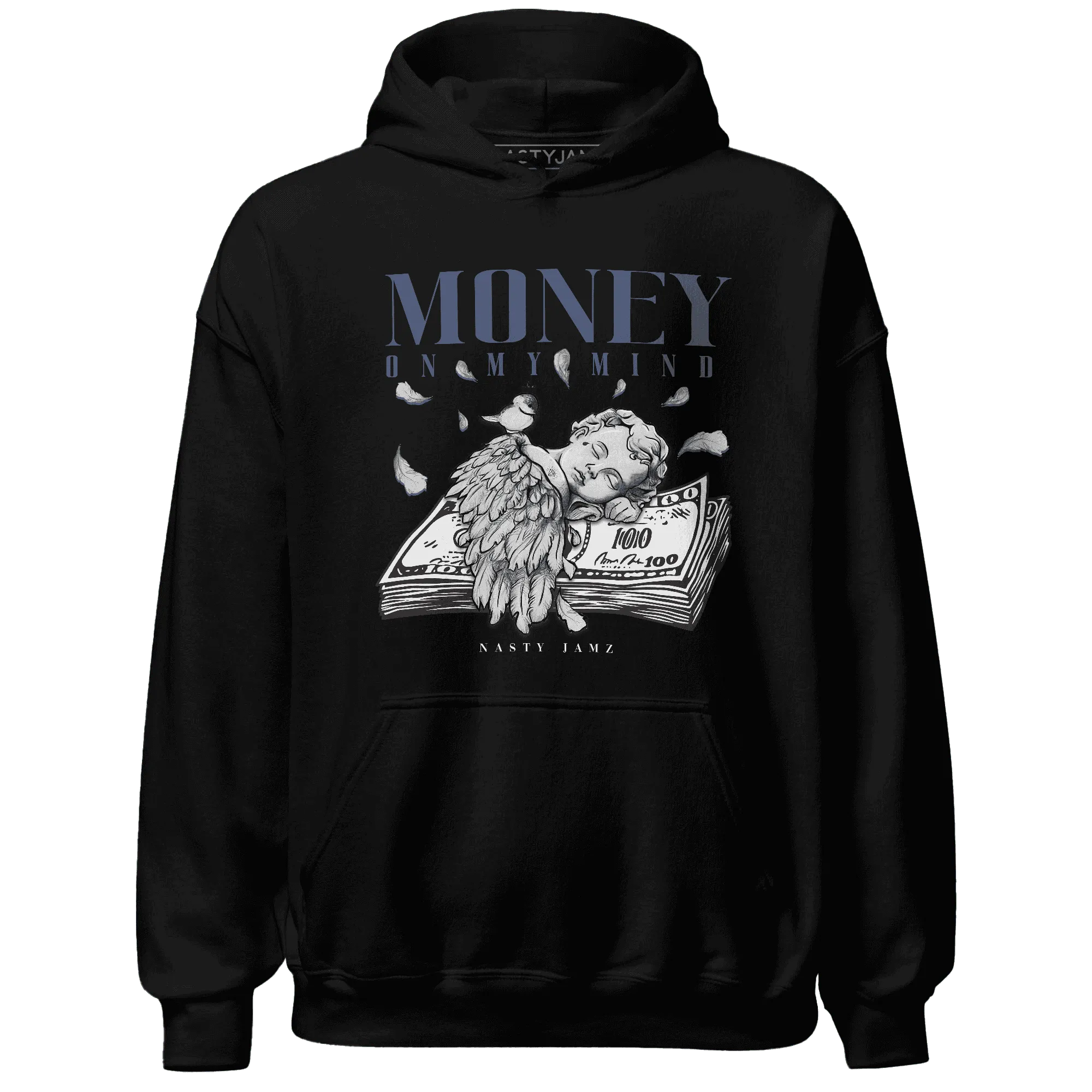 Low-Diffused-Blue-11s-Hoodie-Match-Money-On-My-Mind-Angel