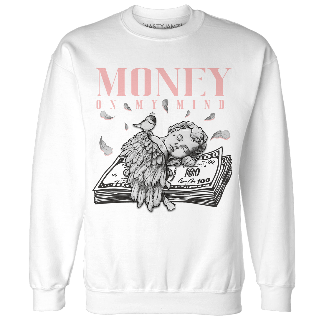 Low Legend Pink 11s Sweatshirt Match Money On My Mind Angel - NastyJamz