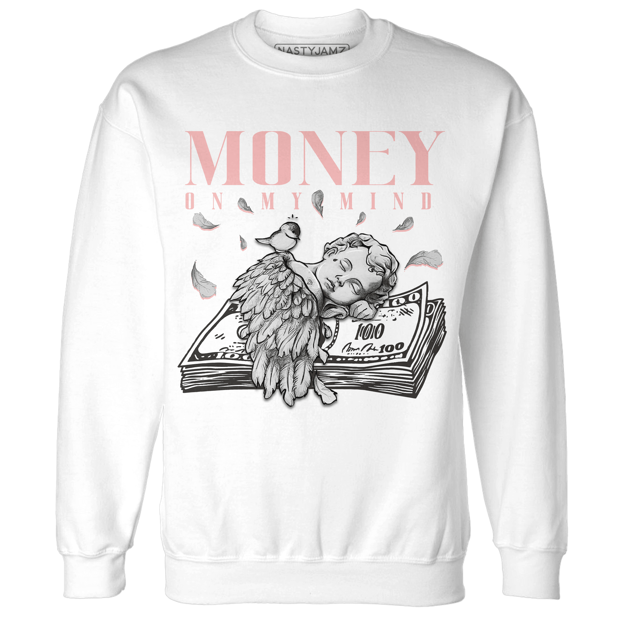 Low Legend Pink 11s Sweatshirt Match Money On My Mind Angel - NastyJamz
