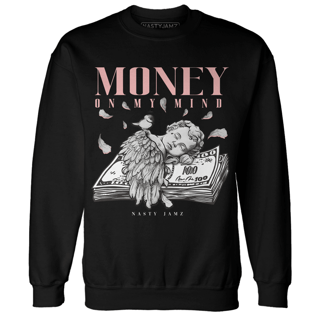 Low Legend Pink 11s Sweatshirt Match Money On My Mind Angel - NastyJamz