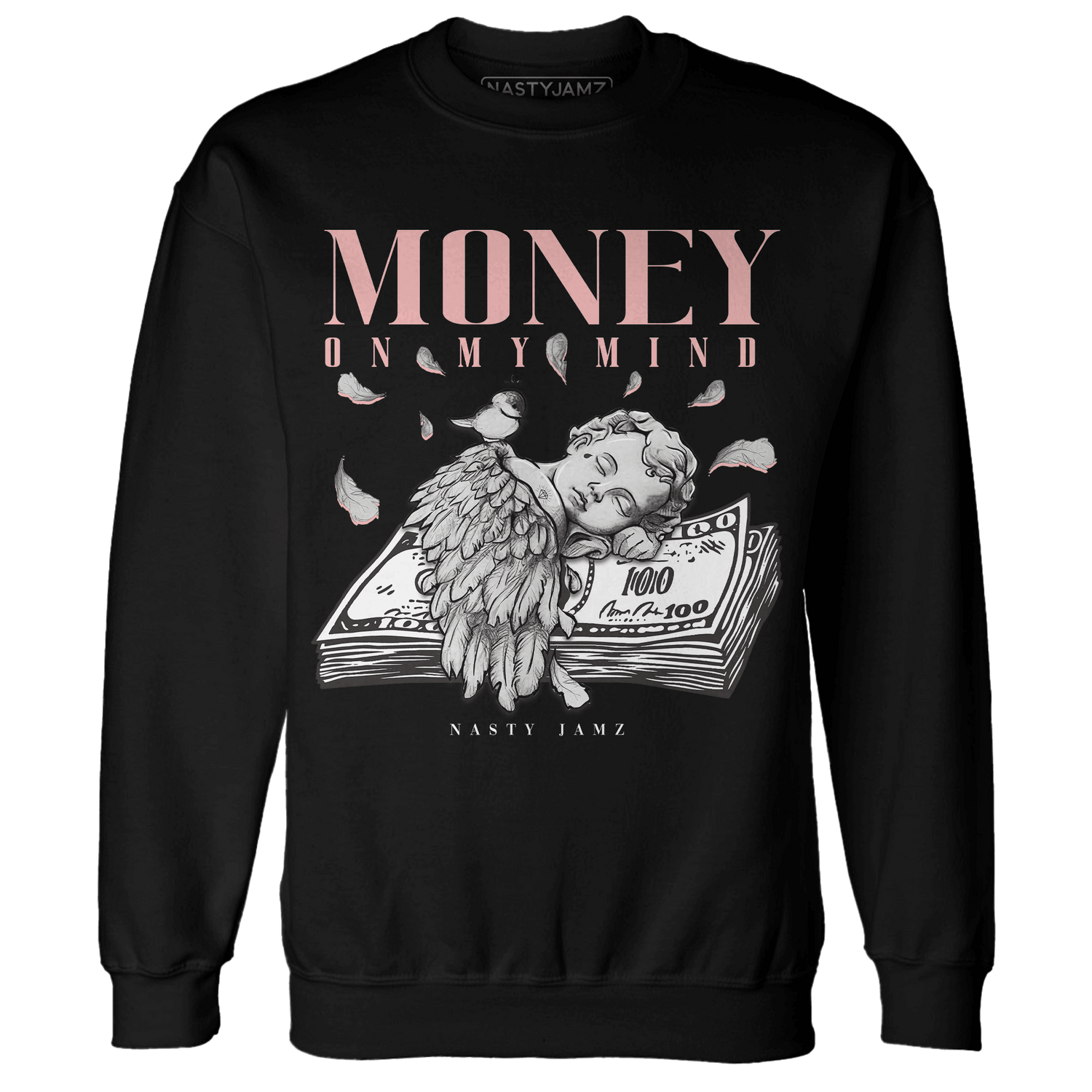Low Legend Pink 11s Sweatshirt Match Money On My Mind Angel - NastyJamz