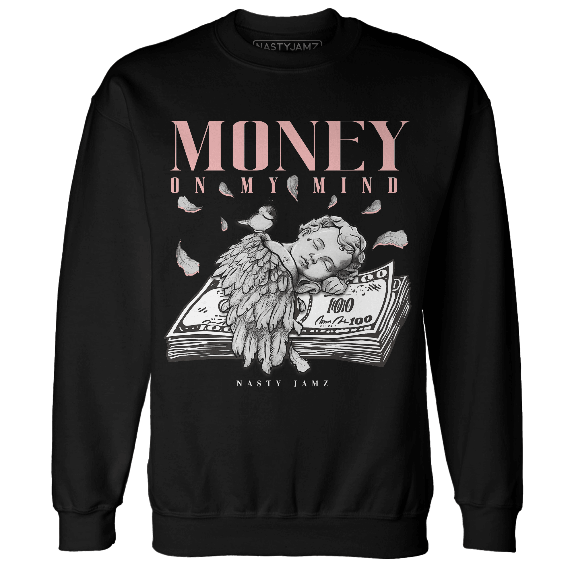 Low Legend Pink 11s Sweatshirt Match Money On My Mind Angel - NastyJamz
