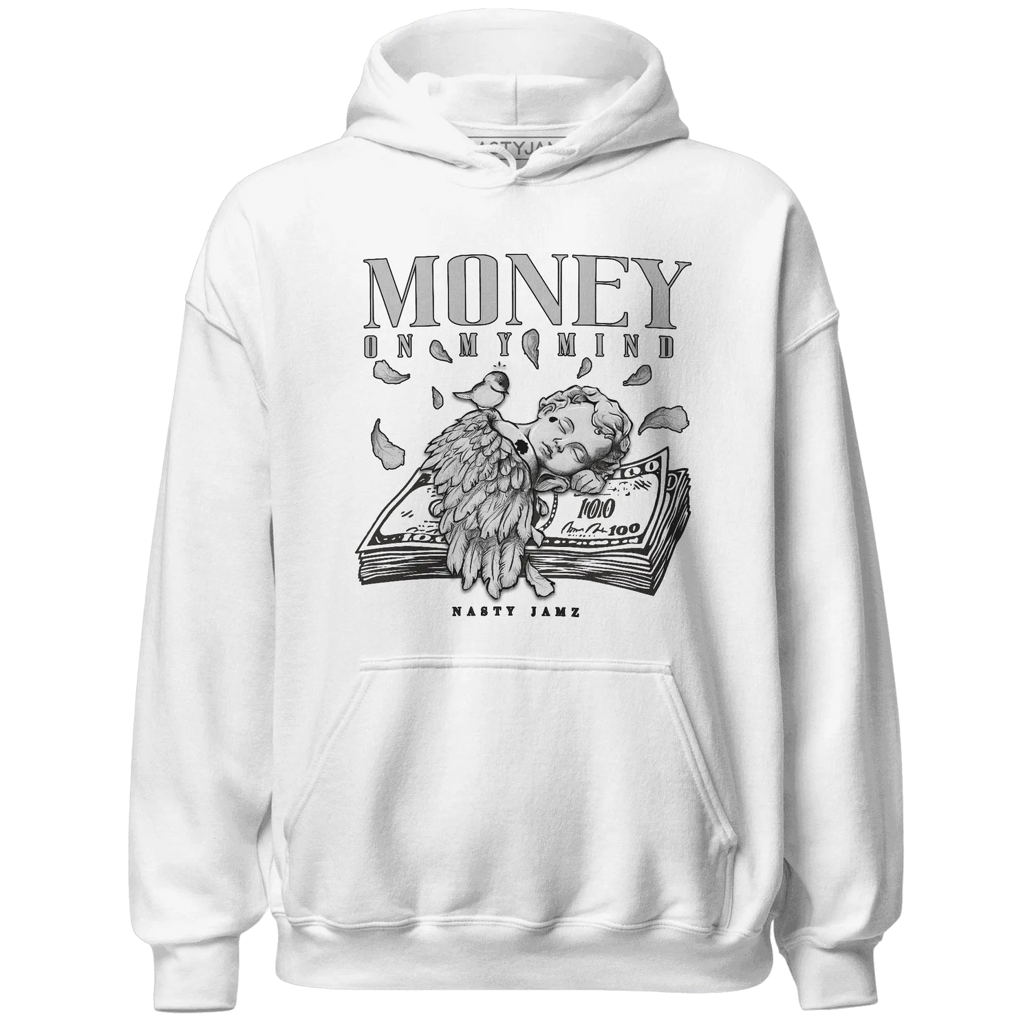 Wolf-Grey-12s-NastyJamz-Hoodie-Match-Money-On-My-Mind-Angel