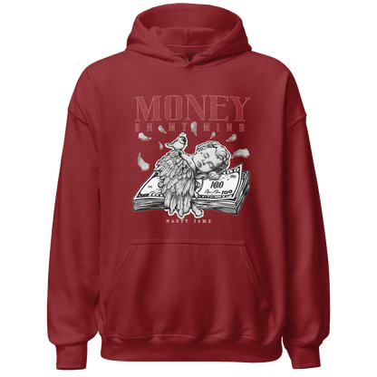 Dune Red 13s Hoodie Match Money On My Mind Angel - NastyJamz