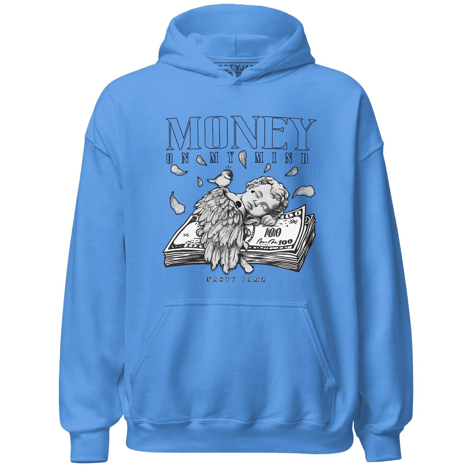 Carolina-Blue-Univercitii-17s-NastyJamz-Hoodie-Match-Money-On-My-Mind-Angel