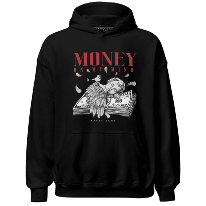 Black-Toe-Reimagined-Red-White-1s-Hoodie-Match-Money-On-My-Mind-Angel