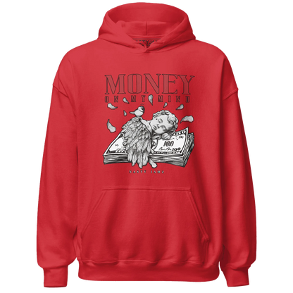 Black-Toe-Reimagined-Red-White-1s-Hoodie-Match-Money-On-My-Mind-Angel