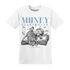 First In Flight 1s T Shirt Match Money On My Mind Angel - NastyJamz