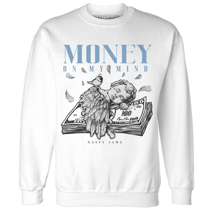 First In Flight 1s Sweatshirt Match Money On My Mind Angel - NastyJamz