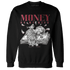 High 85 Metallic Burgundy 1s Sweatshirt Match Money On My Mind Angel - NastyJamz