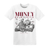 High White Team Red 1s T Shirt Money On My Mind Angel - NastyJamz