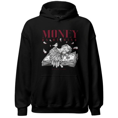 High White Team Red 1s Hoodie Match Money On My Mind Angel - NastyJamz
