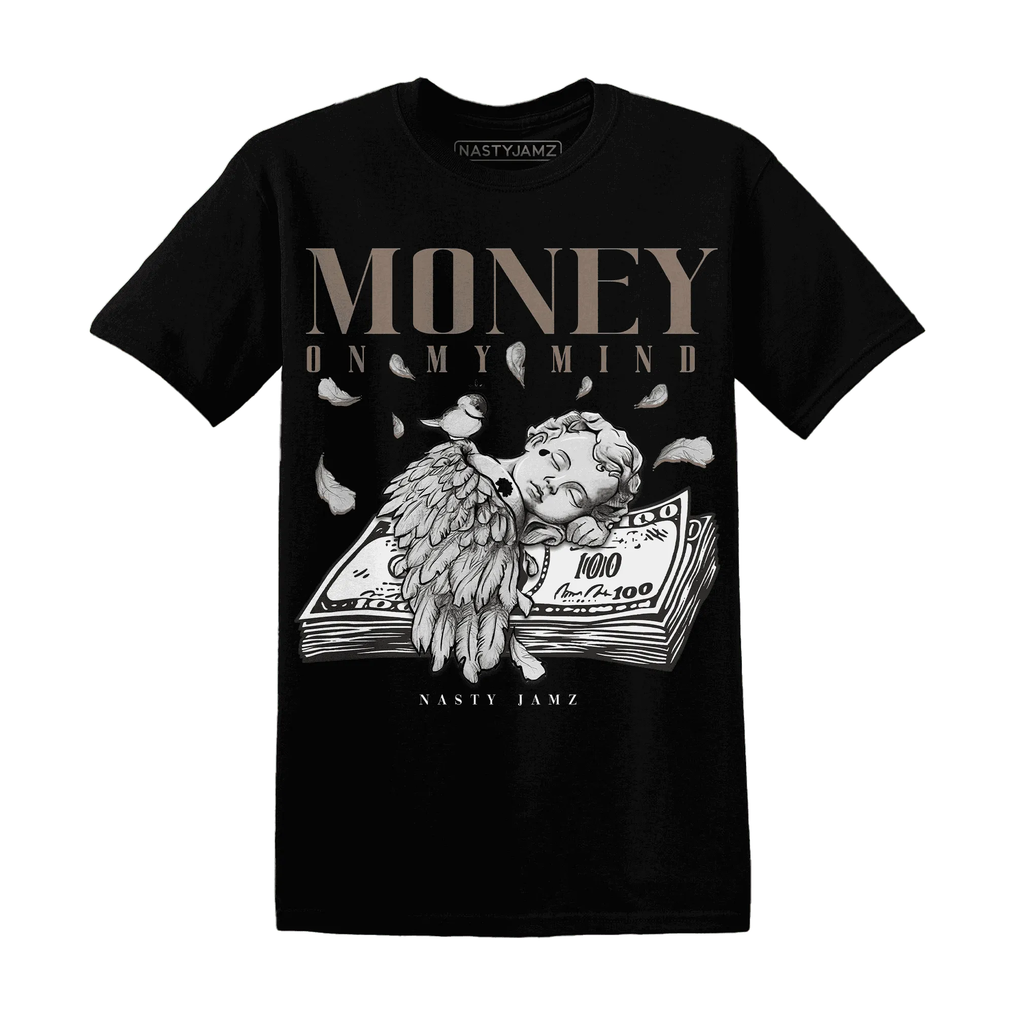 Low-Mocha-1s-NastyJamz-T-Shirt-Match-Money-On-My-Mind-Angel