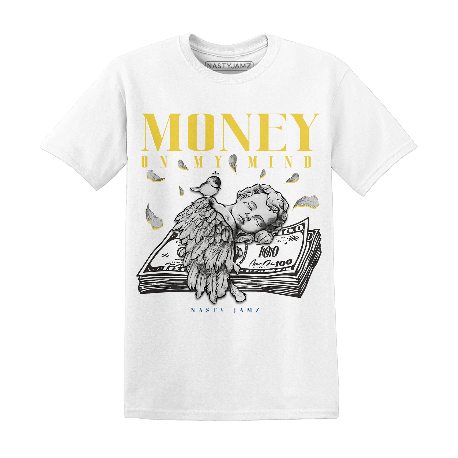 Low OG Canary TVSC 1s T Shirt Match Money On My Mind Angel - NastyJamz