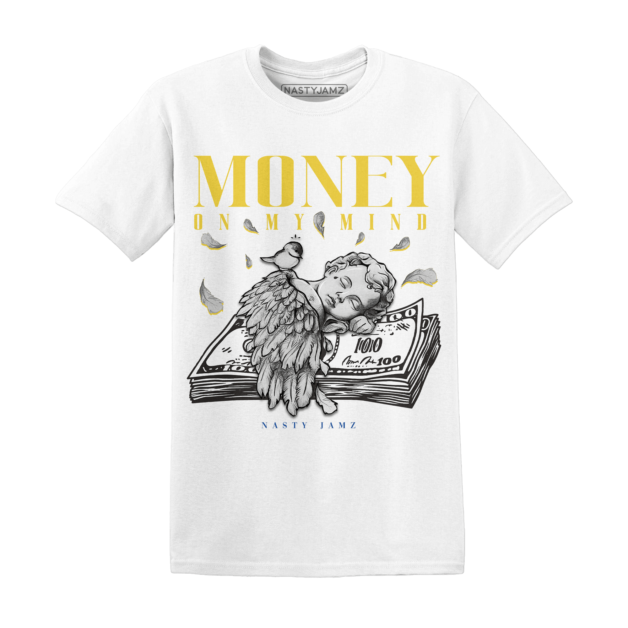 Low OG Canary TVSC 1s T Shirt Match Money On My Mind Angel - NastyJamz