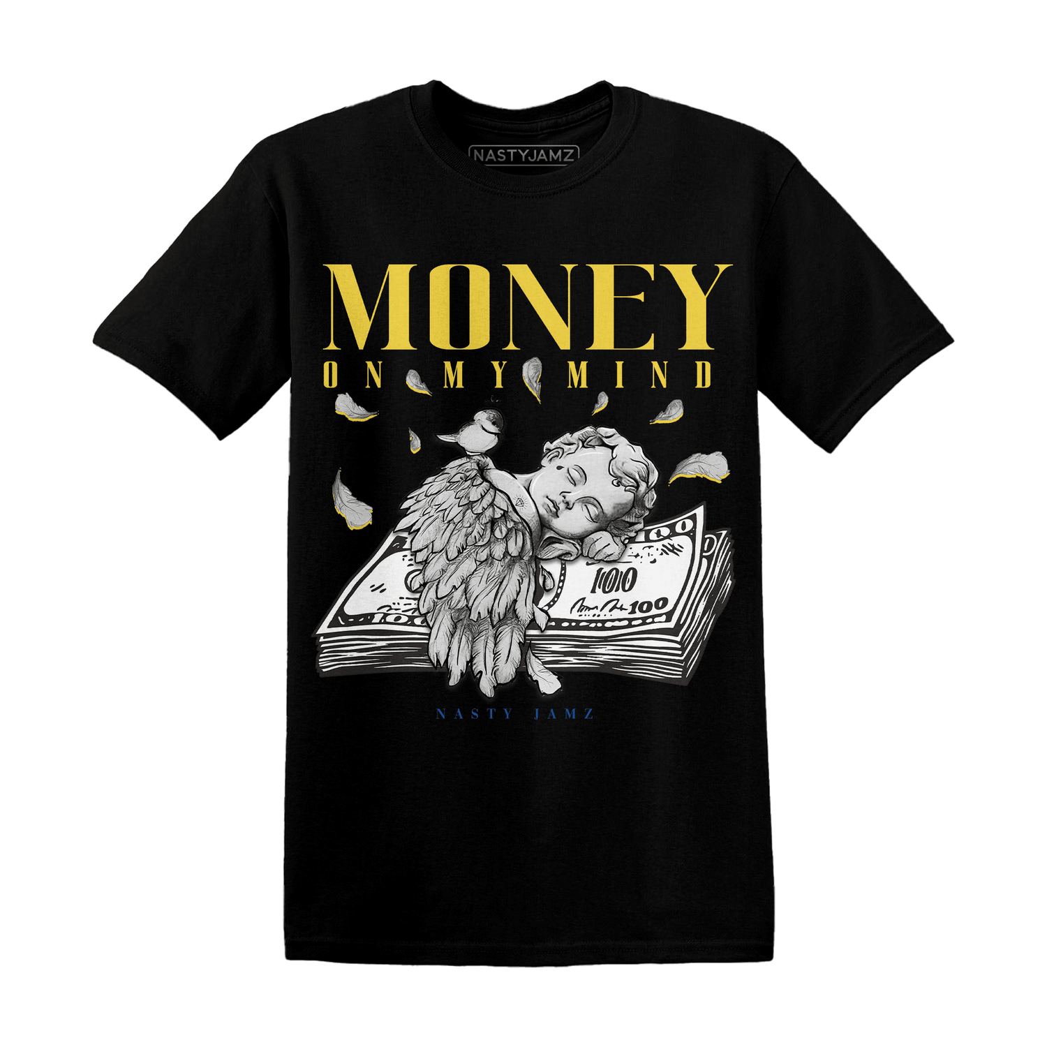 Low OG Canary TVSC 1s T Shirt Match Money On My Mind Angel - NastyJamz