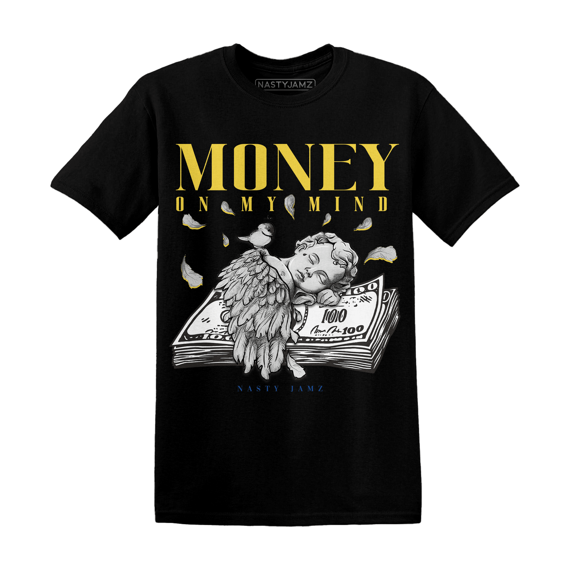 Low OG Canary TVSC 1s T Shirt Match Money On My Mind Angel - NastyJamz