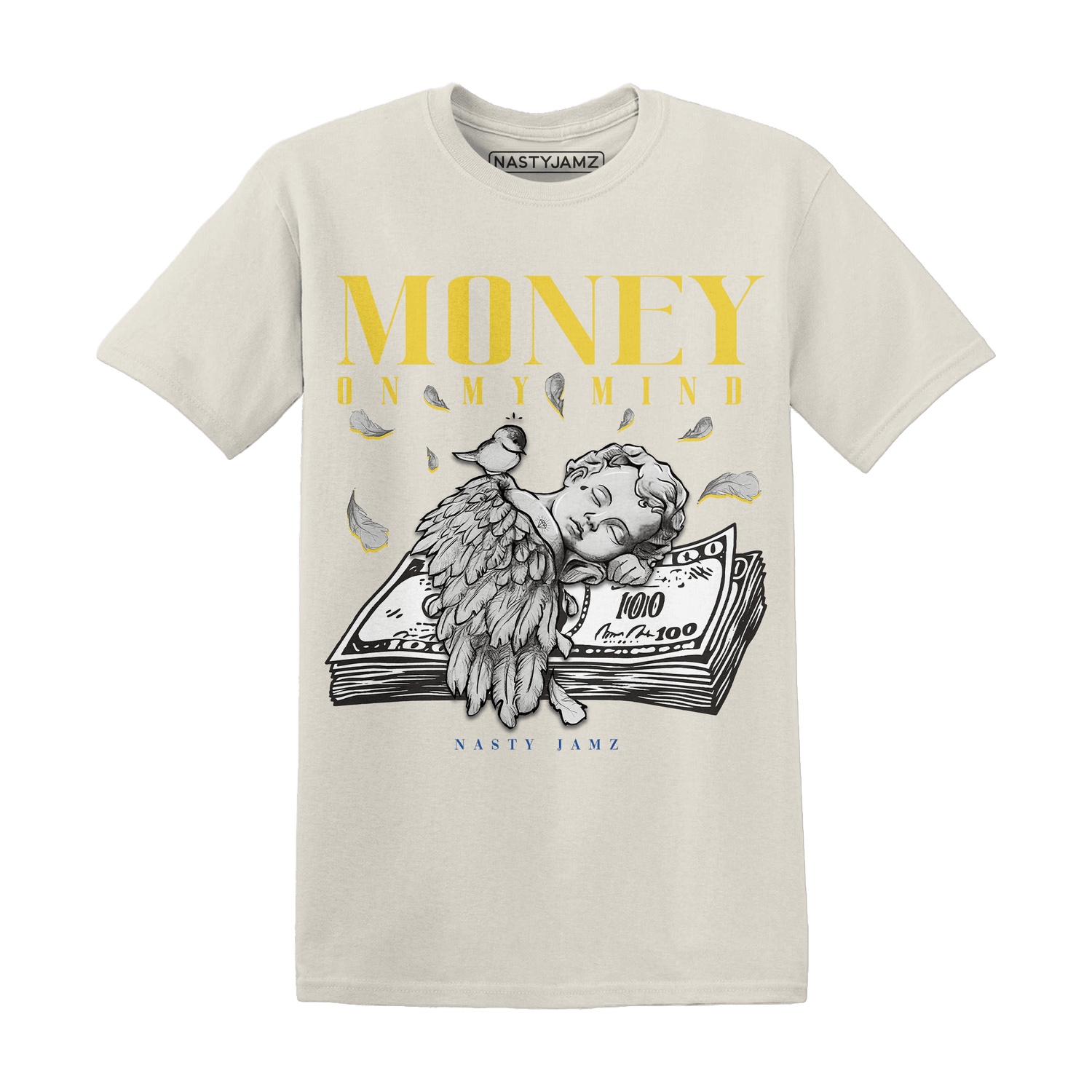 Low OG Canary TVSC 1s T Shirt Match Money On My Mind Angel - NastyJamz