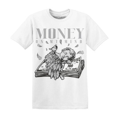 Wolf-Grey-1s-T-Shirt-Match-Money-On-My-Mind-Angel