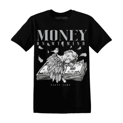 Wolf-Grey-1s-T-Shirt-Match-Money-On-My-Mind-Angel