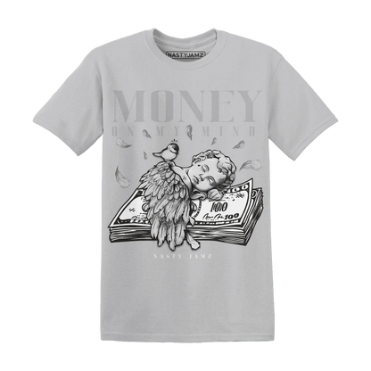 Wolf-Grey-1s-T-Shirt-Match-Money-On-My-Mind-Angel