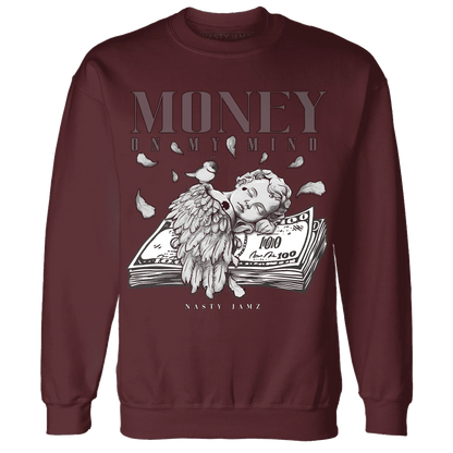 Burgundy-Crush-3s-NastyJamz-Sweatshirt-Match-Money-On-My-Mind-Angel