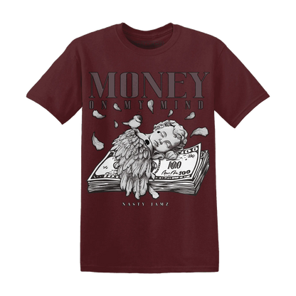 Burgundy-Crush-3s-NastyJamz-T-Shirt-Match-Money-On-My-Mind-Angel