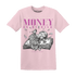 GS Hyper Violet 4s T Shirt Money On My Mind Angel - NastyJamz