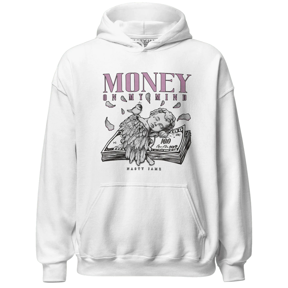 Orchid-Neutral-Grey-Black-White-4s-Hoodie-Match-Money-On-My-Mind-Angel