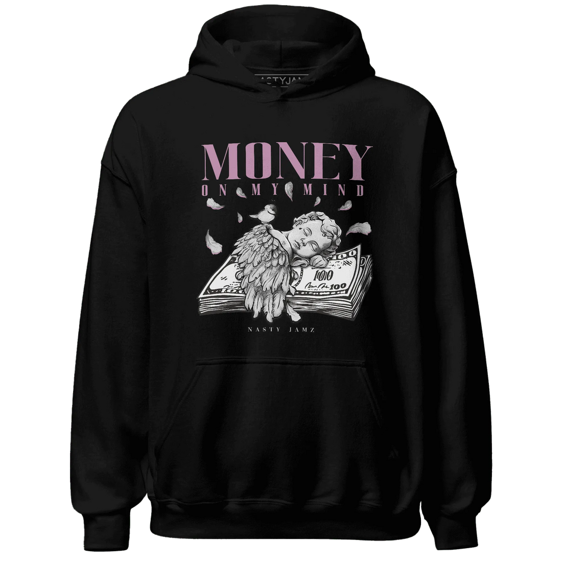 Orchid-Neutral-Grey-Black-White-4s-Hoodie-Match-Money-On-My-Mind-Angel