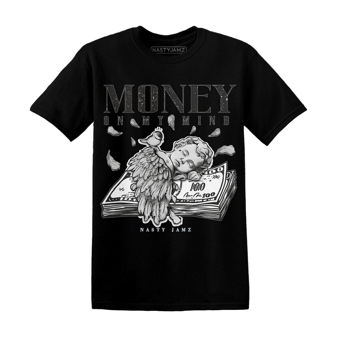 Reverse Oreo 6s T Shirt Match Money On My Mind Angel - NastyJamz