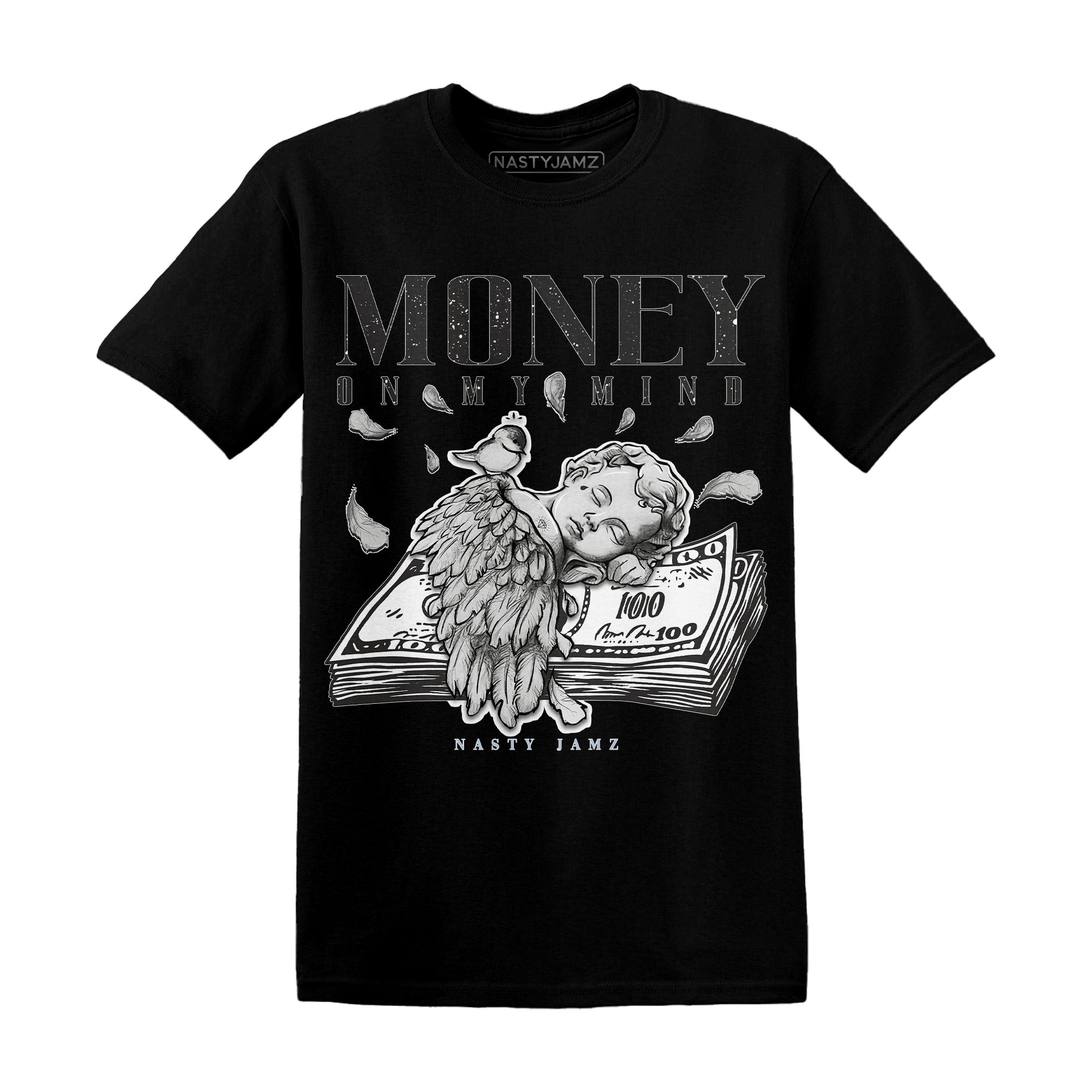 Reverse Oreo 6s T Shirt Match Money On My Mind Angel - NastyJamz