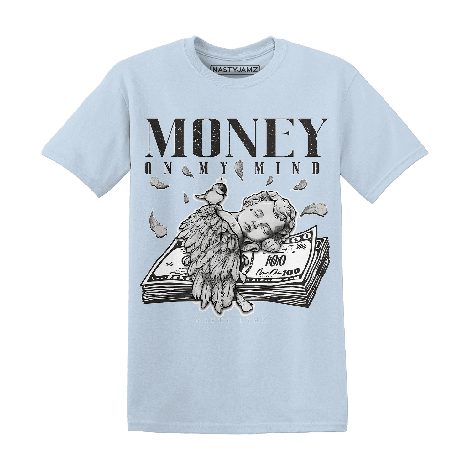 Reverse Oreo 6s T Shirt Match Money On My Mind Angel - NastyJamz