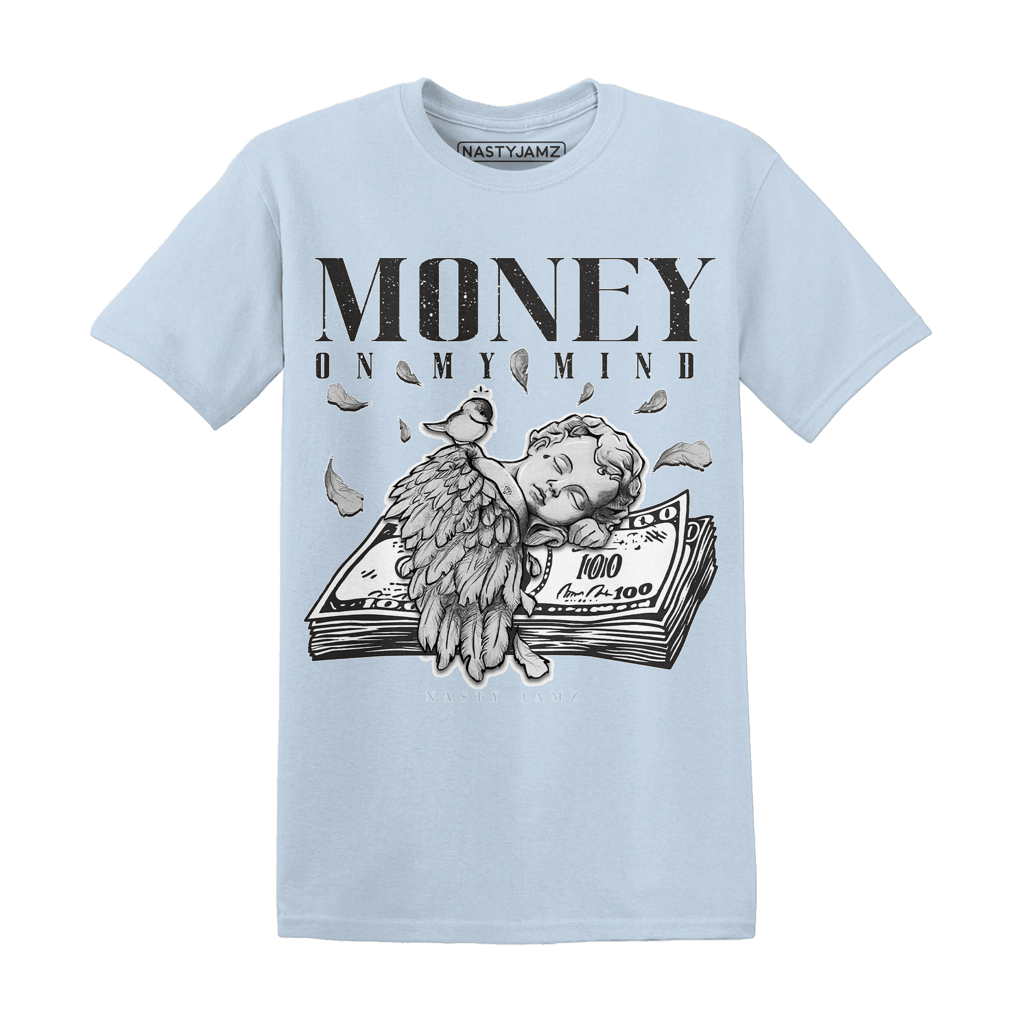 Reverse Oreo 6s T Shirt Match Money On My Mind Angel - NastyJamz