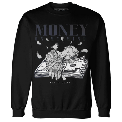 White-Navy-6s-Sweatshirt-Match-Money-On-My-Mind-Angel