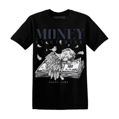 White-Navy-6s-T-Shirt-Match-Money-On-My-Mind-Angel