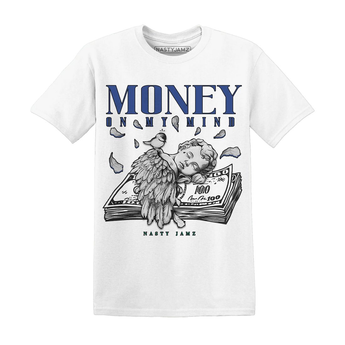 Dunk-Hyper-Royal-Malachite-T-Shirt-Match-Money-On-My-Mind-Angel