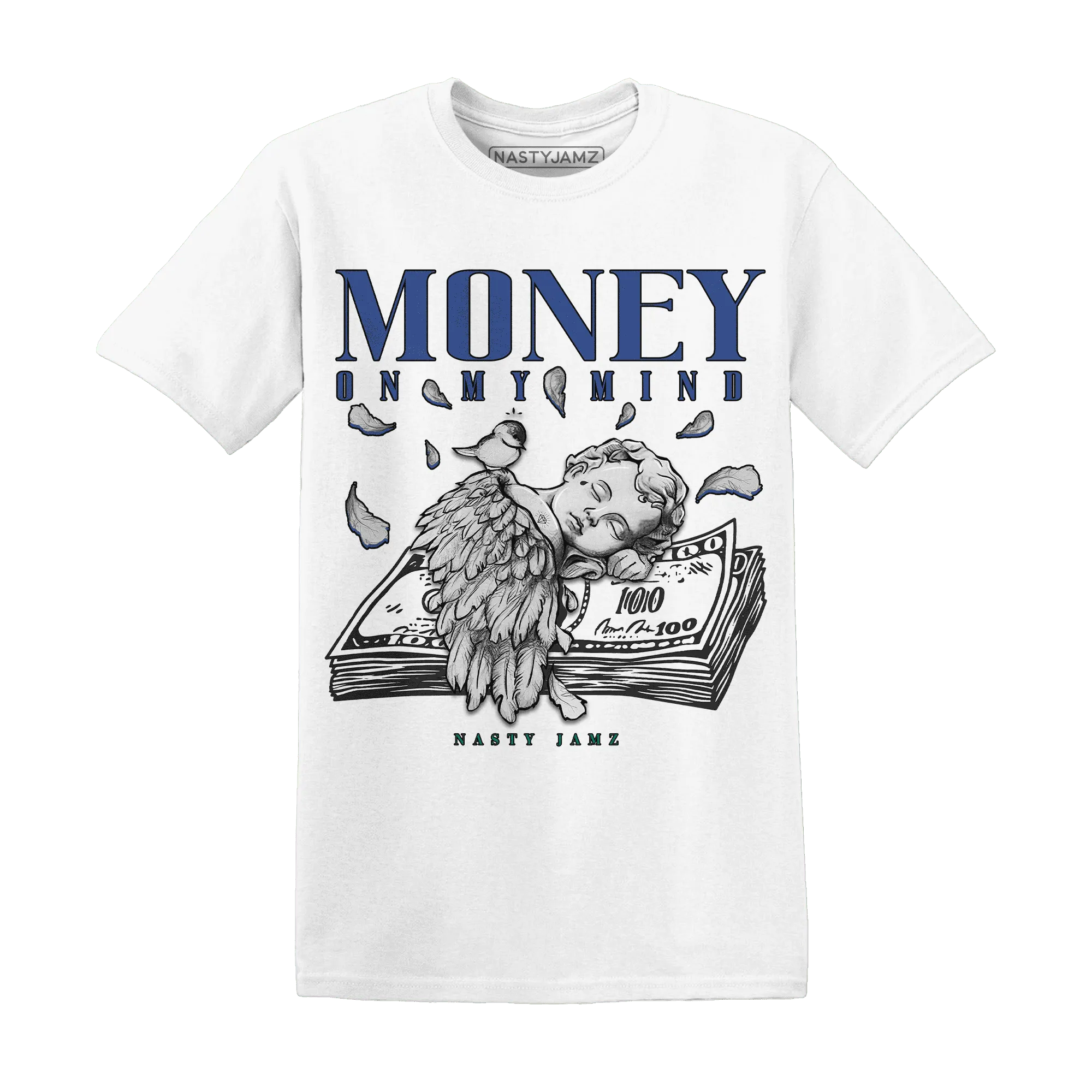Dunk-Hyper-Royal-Malachite-T-Shirt-Match-Money-On-My-Mind-Angel
