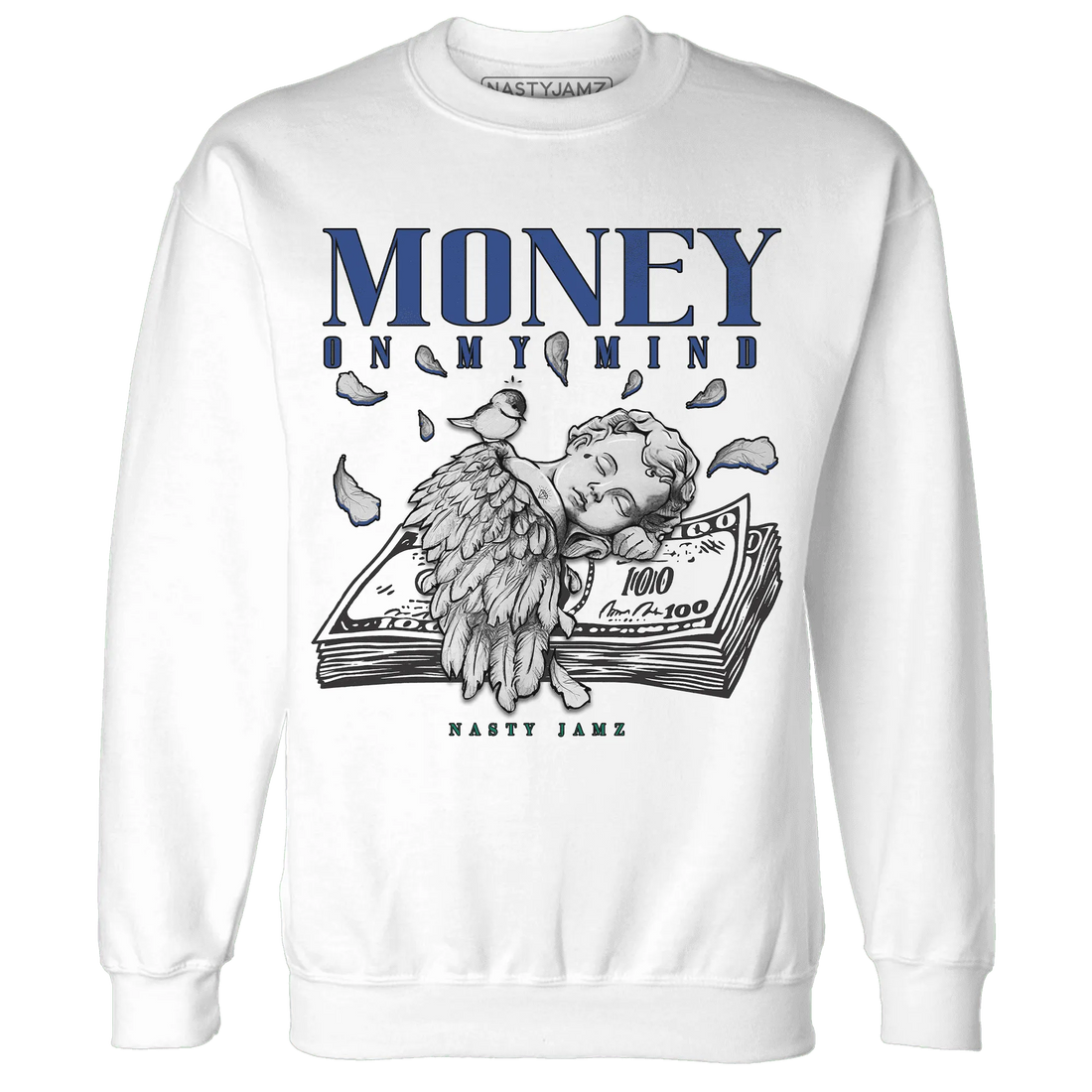 Dunk-Hyper-Royal-Malachite-Sweatshirt-Match-Money-On-My-Mind-Angel