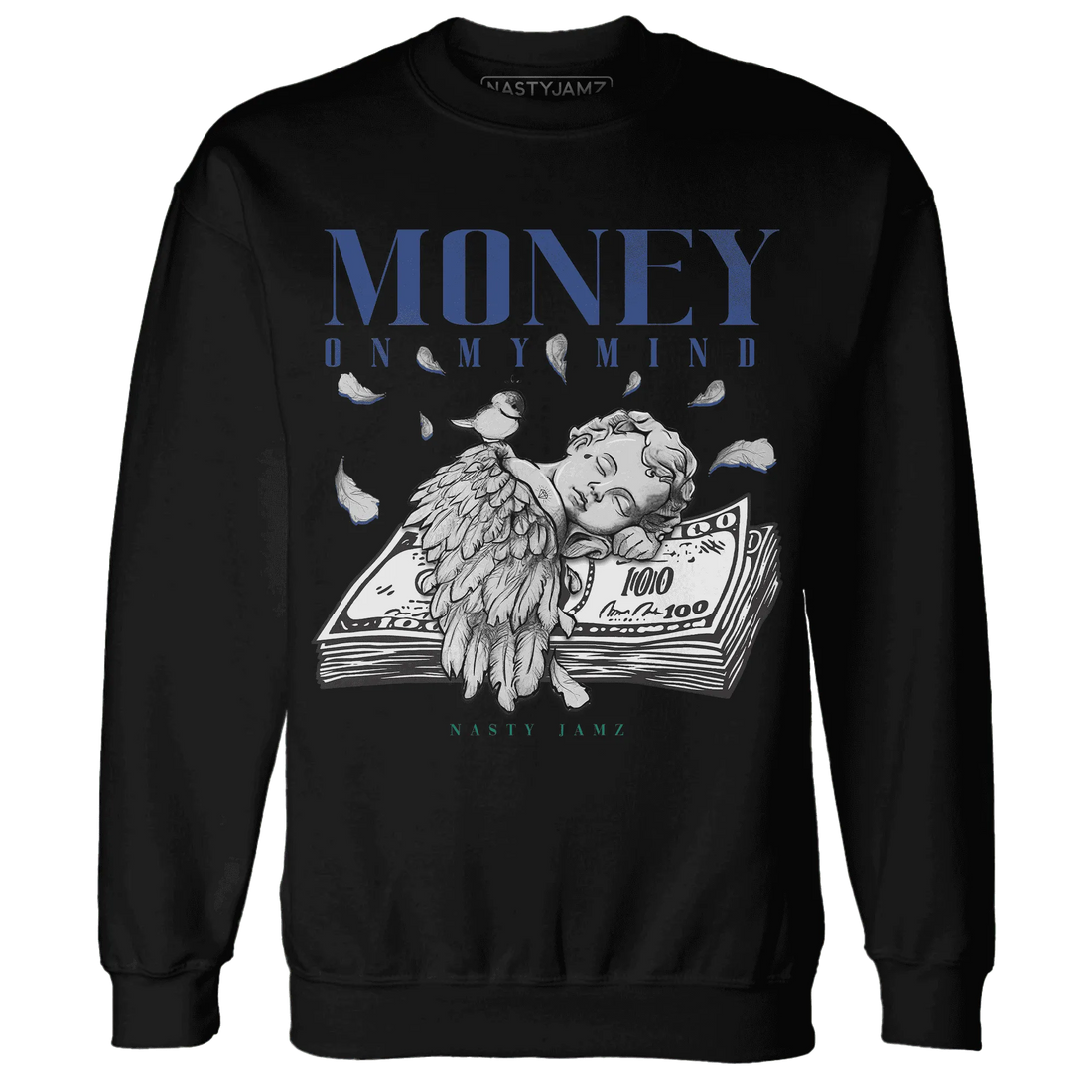 Dunk-Hyper-Royal-Malachite-Sweatshirt-Match-Money-On-My-Mind-Angel
