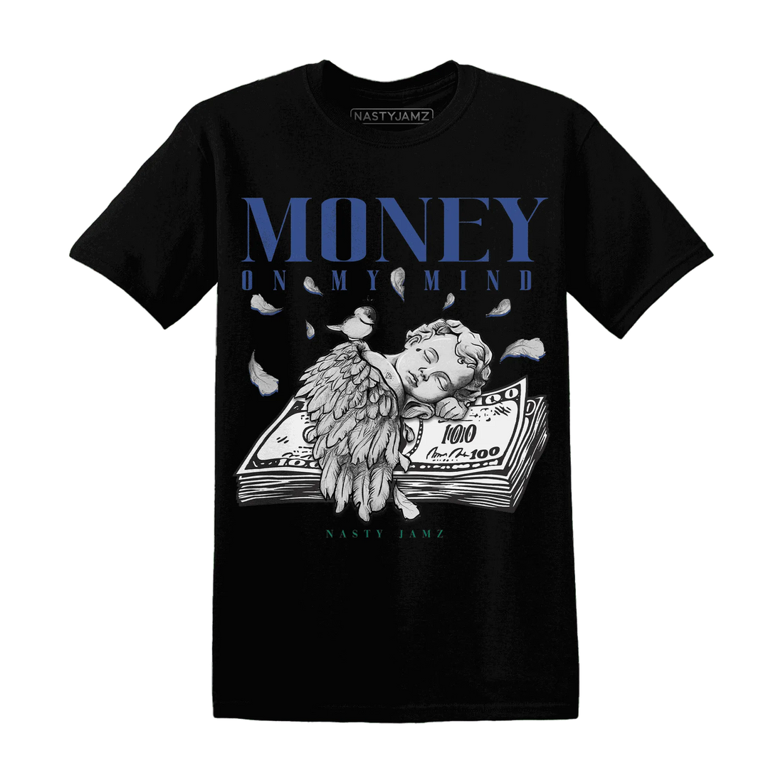 Dunk-Hyper-Royal-Malachite-T-Shirt-Match-Money-On-My-Mind-Angel