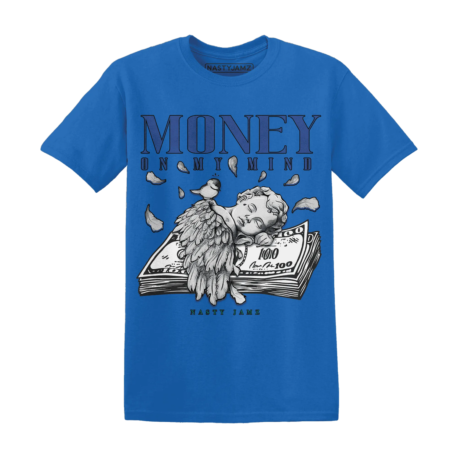 Dunk-Hyper-Royal-Malachite-T-Shirt-Match-Money-On-My-Mind-Angel