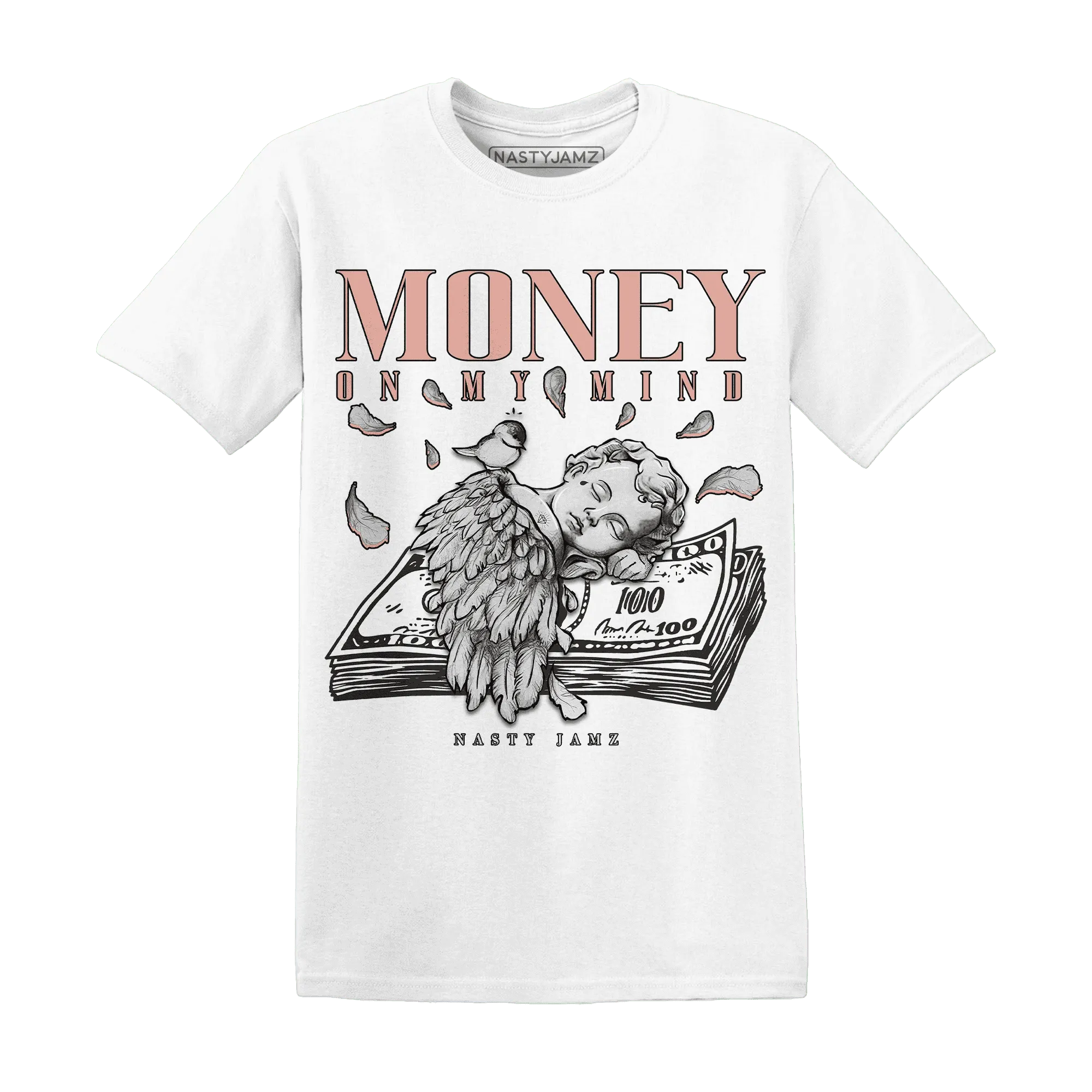 Dunk-Low-Glacier-Blue-Arctic-Orange-T-Shirt-Match-Money-On-My-Mind-Angel