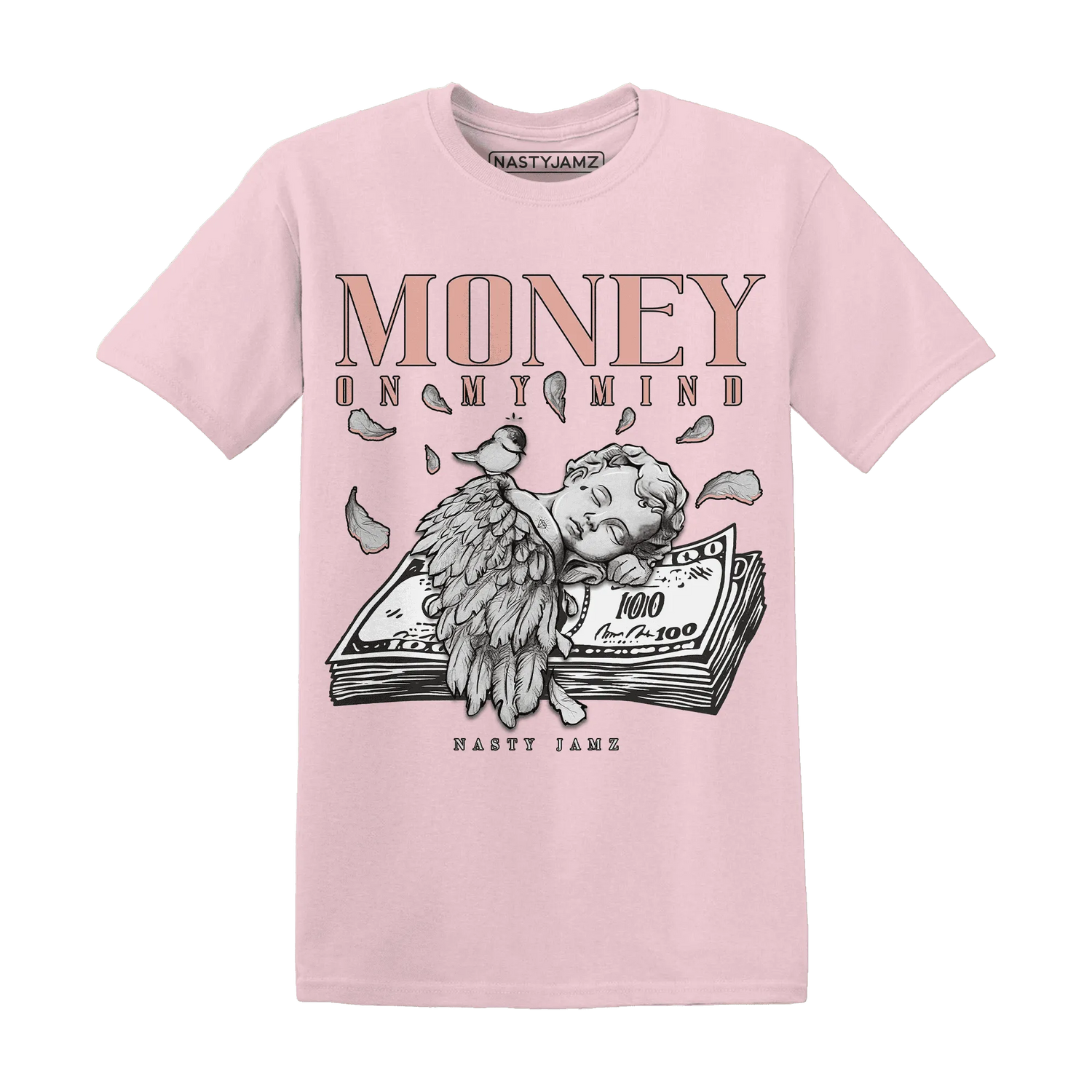 Dunk-Low-Glacier-Blue-Arctic-Orange-T-Shirt-Match-Money-On-My-Mind-Angel