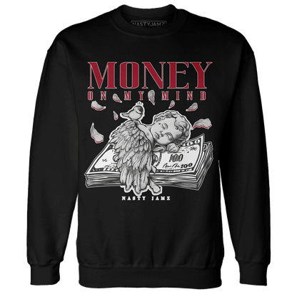Retro Red Taxi 12s Sweatshirt Match Money On My Mind Angel - NastyJamz