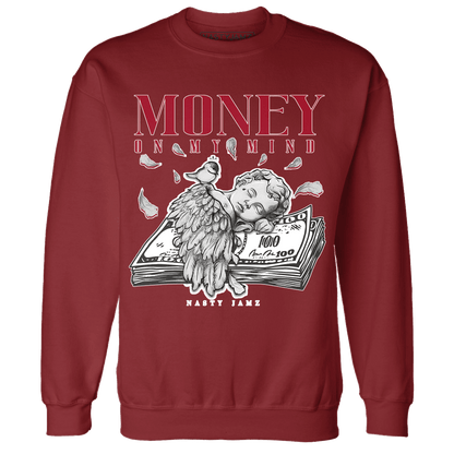 Retro Red Taxi 12s Sweatshirt Match Money On My Mind Angel - NastyJamz