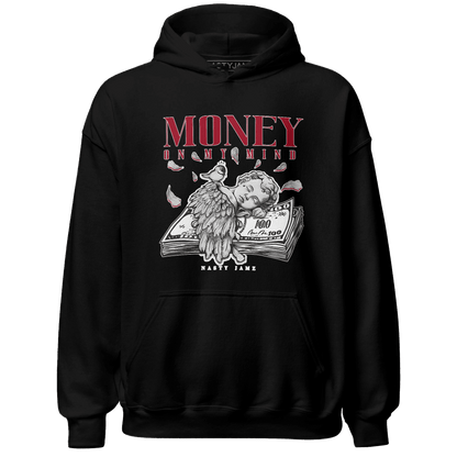 Retro Red Taxi 12s Hoodie Match Money On My Mind Angel - NastyJamz