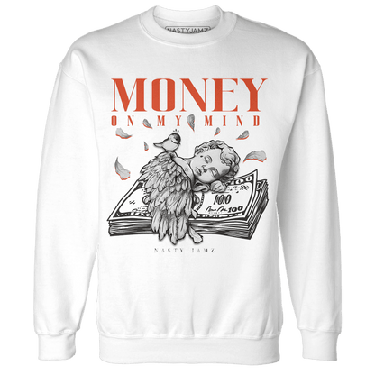 Georgia Peach 3s Sweatshirt Match Money On My Mind Angel - NastyJamz