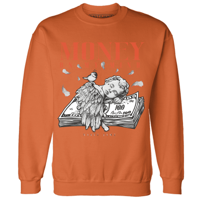 Georgia Peach 3s Sweatshirt Match Money On My Mind Angel - NastyJamz