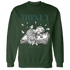 Oxidized Green 4s Sweatshirt Match Money On My Mind Angel - NastyJamz